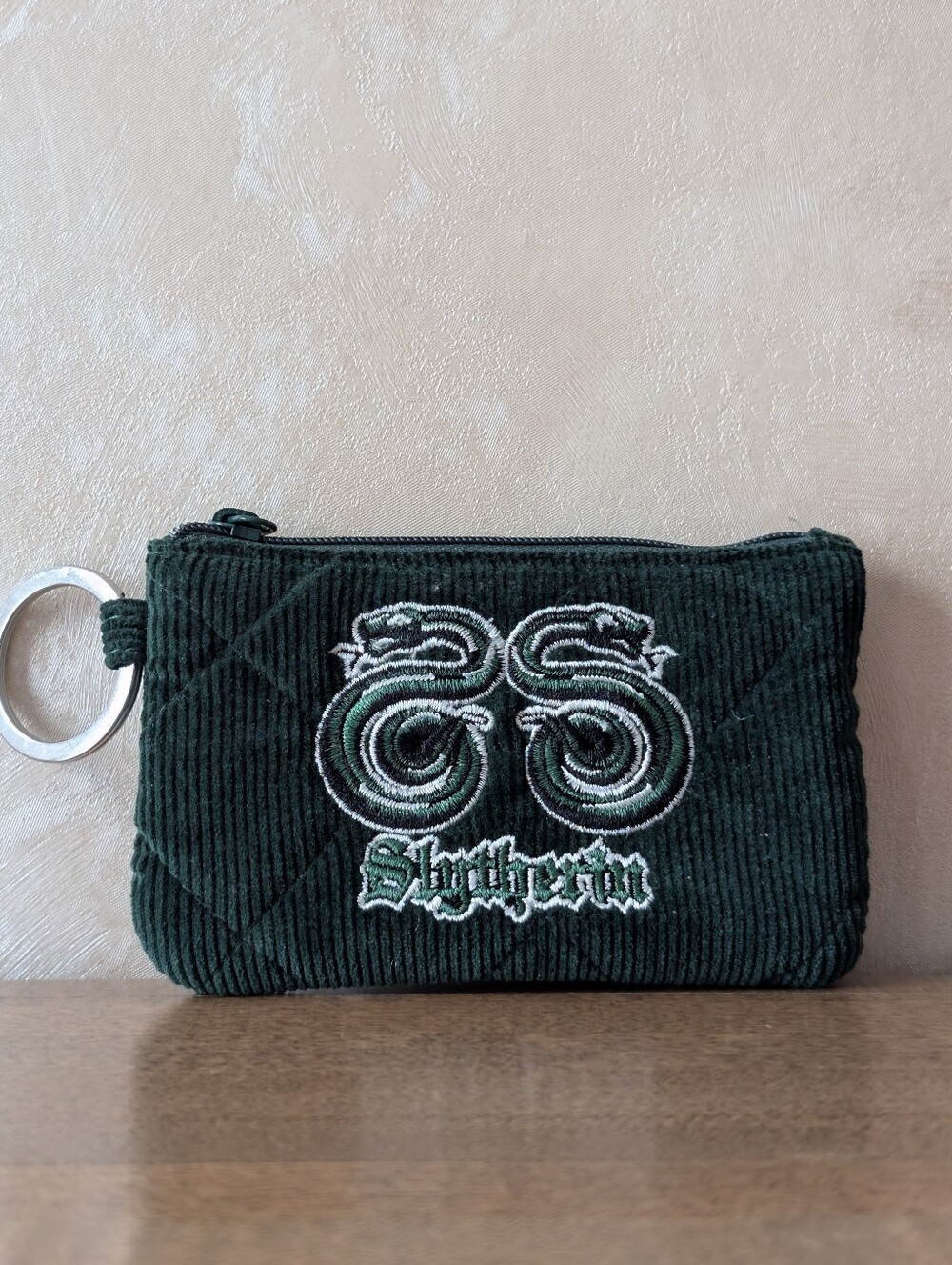 Vera Bradley Harry Potter Slytherin Snake Zip ID Case